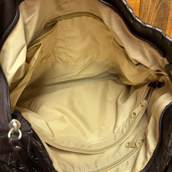 Stagecoach - X-Large Leather Hobo Bag - Cafe - Picture 9 of 10